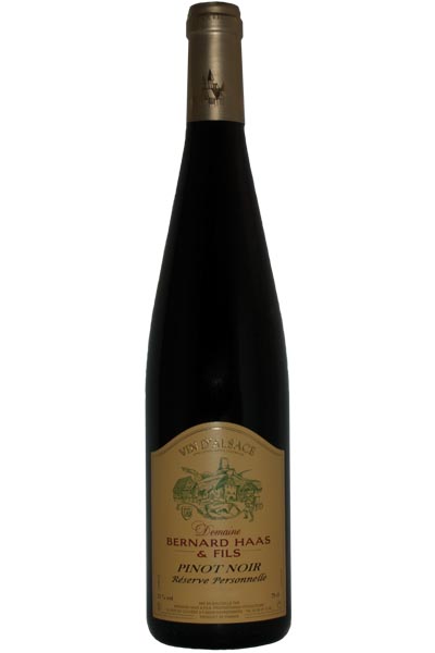 Pinot Noir, Reserve Personnelle, Bernard Haas & Fils, Cotes de Kaysersberg, Alsace, France, 2021