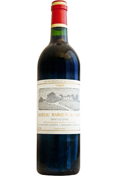 Chateau Marquis de Calon, 2eme, Chateau Calon-Segur, Saint-Estephe, Bordeaux, France, 1995