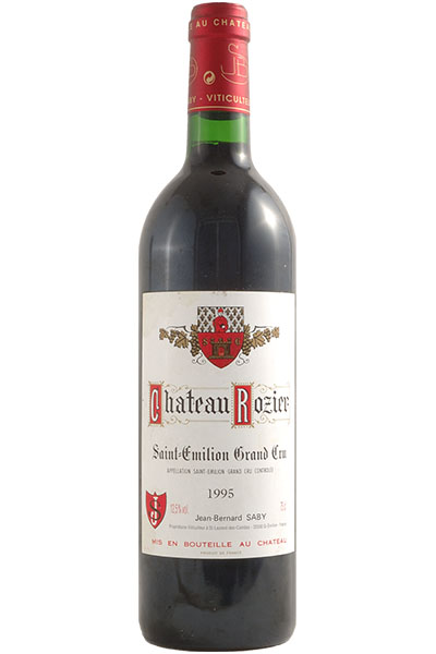 Chateau Rozier, Grand Cru, Saint-Emilion, Bordeaux, France, 1995