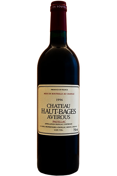 ChÃ¢teau Haut-Bages Averous, Cru Bourgeois, Pauillac, Bordeaux, France, 1996