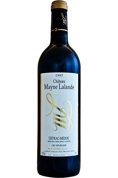 Chateau Mayne Lalande, Cru Listrac Bourgeois, Haut-Medoc, Bordeaux, France, 1997