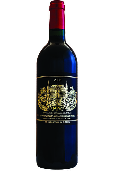 Chateau Palmer, 3eme Grand Cru Classe, Margaux, Bordeaux, France, 2003