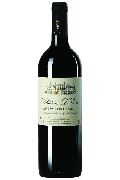 Chateau Le Cros, Saint-Emilion, Grand Cru, Bordeaux, France, 2016