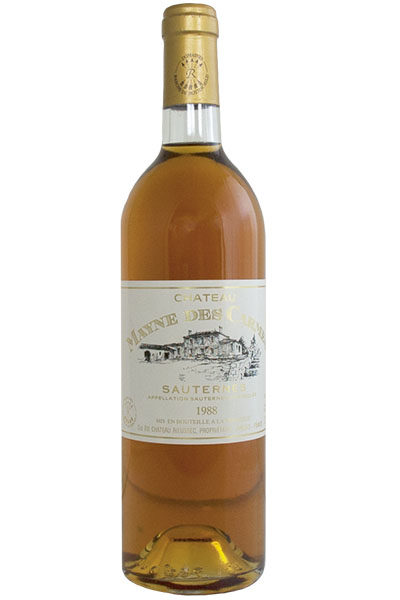 Chateau Mayne des Carmes, Sauternes,Graves, Bordeaux, France, 1988