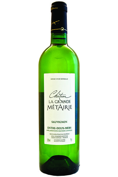 Sauvignon Blanc, Chateau La Grande Metairie, Entre-Deux-Mers, Bordeaux Blanc, Bordeaux, France, 2021