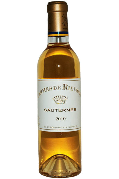 Chateau Carmes de Rieussec, Sauternes, Graves, Bordeaux, France, 2010 (Half Bottle)