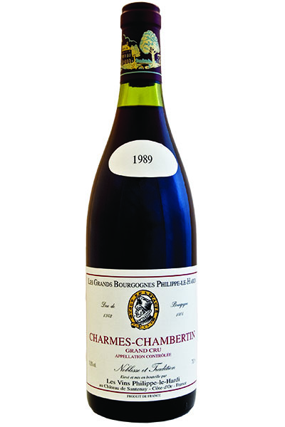 Charmes Chambertin, Grand Cru, Chateau Philippe-Le-Hardi, Burgandy, France. 1989