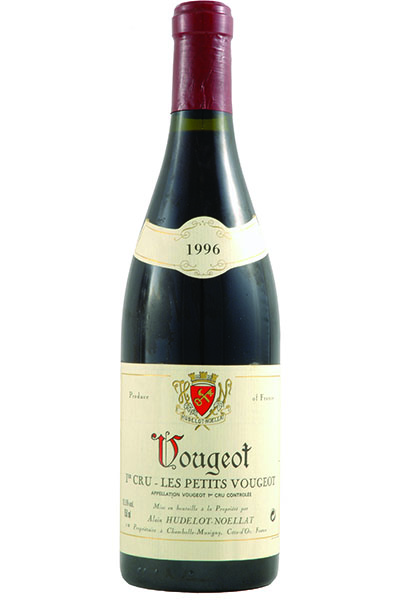 Vougeot, 1er Cru, Les Petits Vougeots, Domaine Hudelot-Noellat, Burgandy, France, 1996