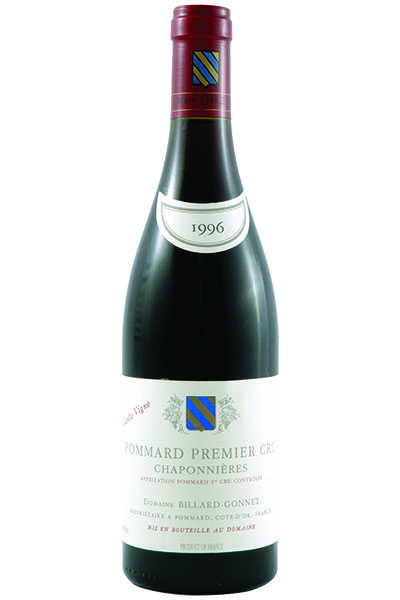 Pommard 1er Cru, 'Chaponnieres', Domaine Billard-Gonnet, Burgundy, France, 1996