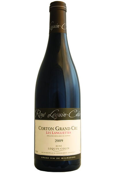 Corton Grand Cru, 'Les Languettes, Domaine Rene Lequin Colin, Burgundy, France, 2009