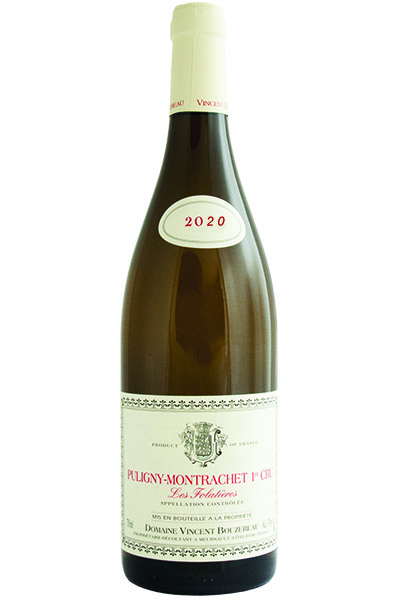 Puligny-Montrachet, 1er Cru, Les Folatieres, Domaine Vincent Bouzereau, Burgundy, France, 2020