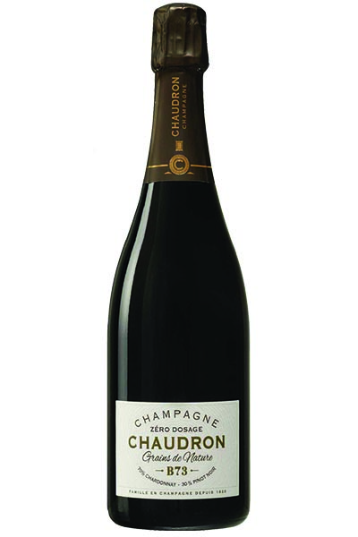 Champagne, Grain de Noir Zero Dosage B73, Chaudron, France