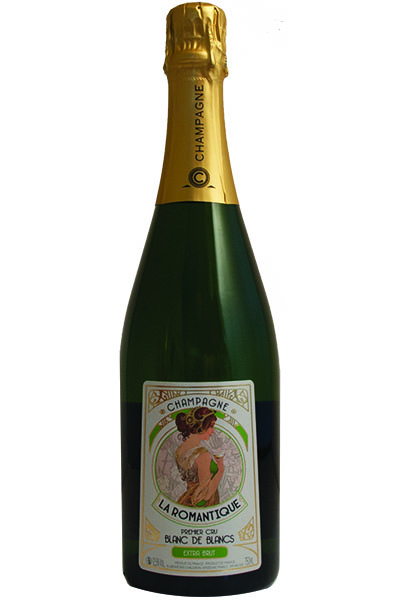 Champagne, La Romantique, Blanc de Blanc 1er Cru, Chaudron, France