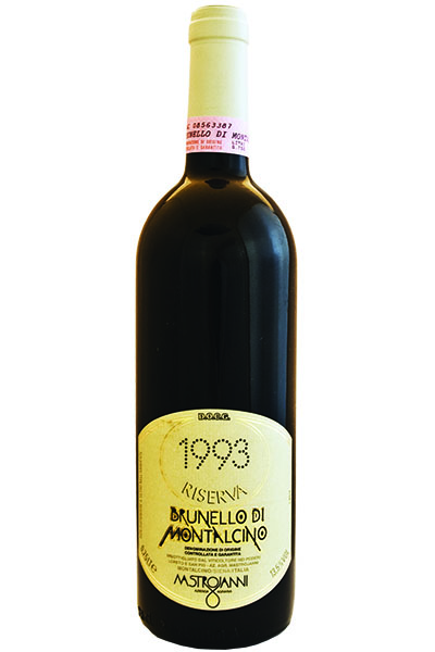 Brunello di Montalcino, Riserva, Azienda Mastrojanni, DOCG, Montalcino, Siena ,Tuscany Italy, 1993