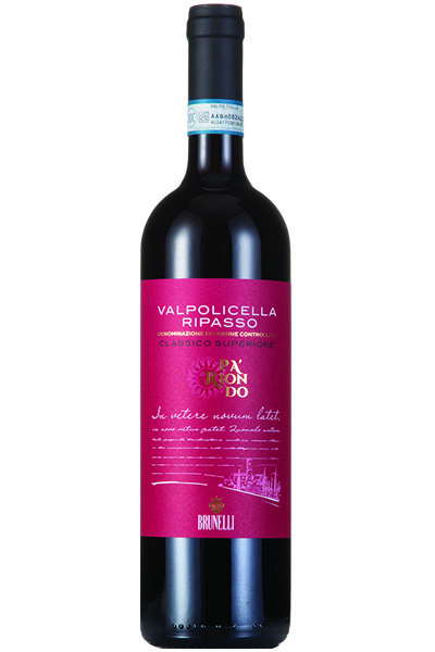 Valpolicella Ripasso DOC, Classico Superiore, PÃ riondo, Brunelli, Verona, Italy, 2018