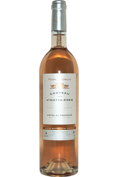 Cotes de Provence Rose, Chateau des Vingtinieres, Patrice Moreux, France 2022