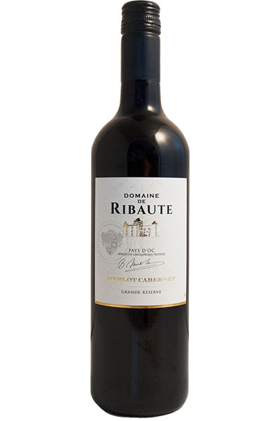 Merlot Cabernet ,Grande Reserve, Domaine de Ribaute, Regional France, France, 2020