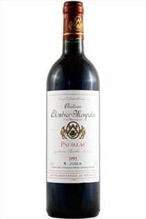 Chateau Colombier-Monpelou, Cru Bourgeois, Pauillac, Bordeaux, France, 1995