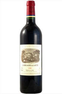 Chateau Carruades de Lafite, 2nd Lafite Rothschild, Pauillac, Bordeaux, France, 1996