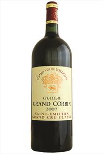 Chateau Grand Corbin, Grand Cru Classe, Saint-Emilion, Bordeaux, France, 2007 (Magnum Bottle)