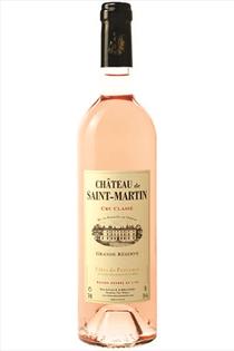 Cote de Provence Rose, Grand Reserve Cru Classe, Chateau de Saint Martin, Provence, France 2022