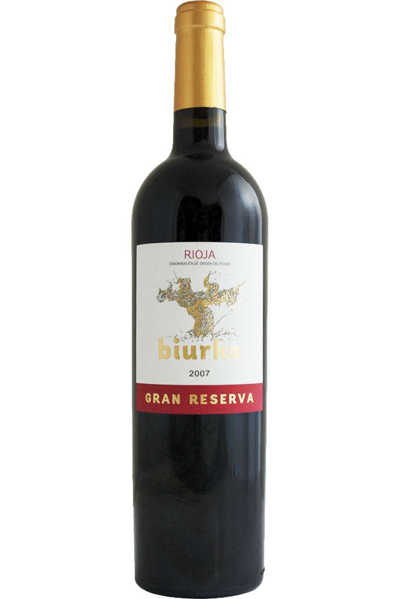 Rioja Gran Reserva, Biurko Gorri, Bargota, Spain, 2007 (Organic)